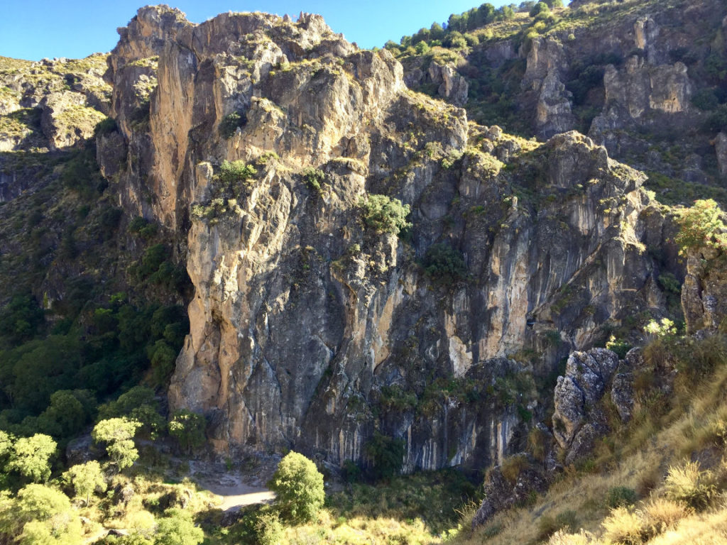 Climbing sector Granada - Los Cahorros