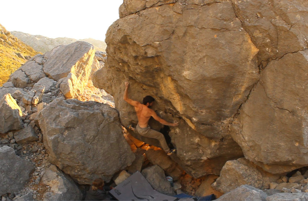 Guide Tobi bouldering