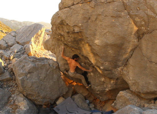 Guide Tobi bouldering